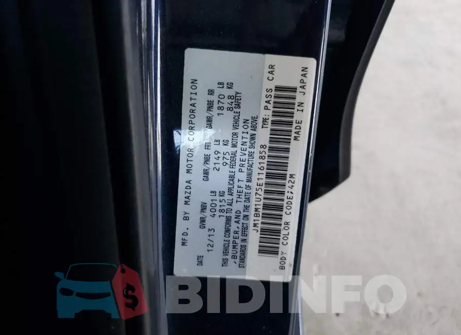 JM1BM1U75E1161858 Photo# 10