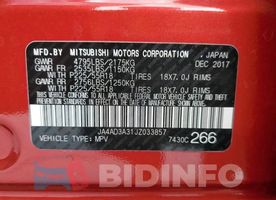 JA4AD3A31JZ033857 Photo# 10