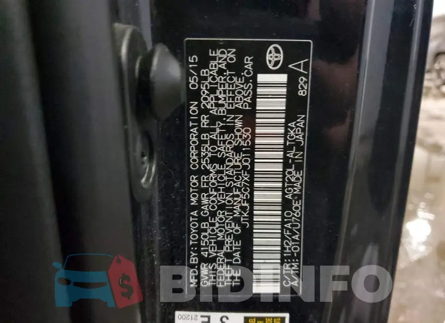 JTKJF5C7XFJ011530 Photo# 12