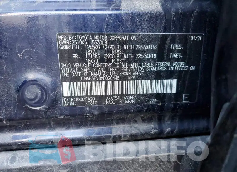JTMAB3FV8MD020448 Photo# 14