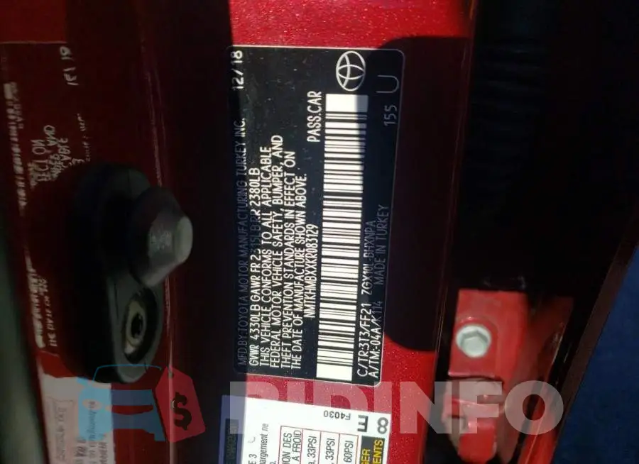 NMTKHMBXXKR083129 Photo# 13