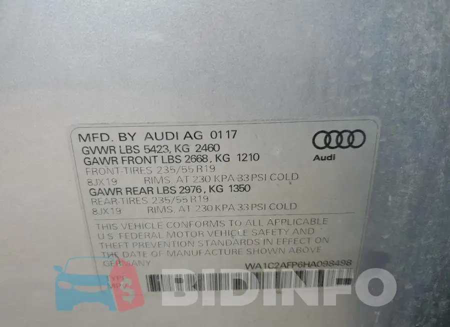 WA1C2AFP6HA098498 Photo# 10