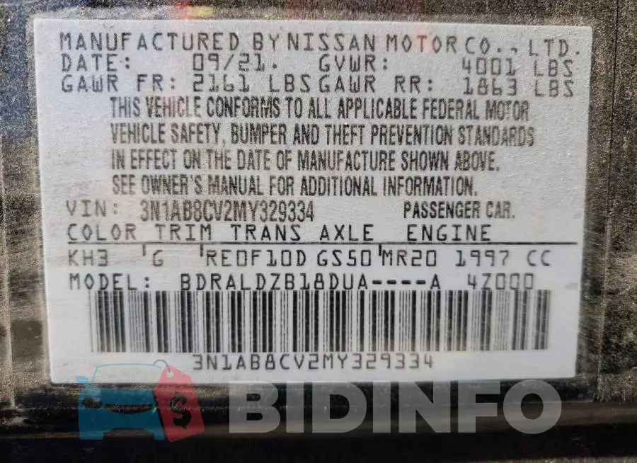 3N1AB8CV2MY329334 Photo# 10