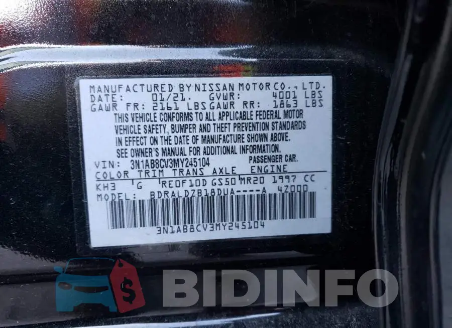 3N1AB8CV3MY245104 Photo# 12