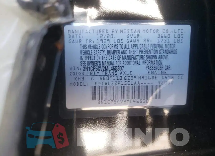 3N1CP5CV2ML465307 Photo# 12