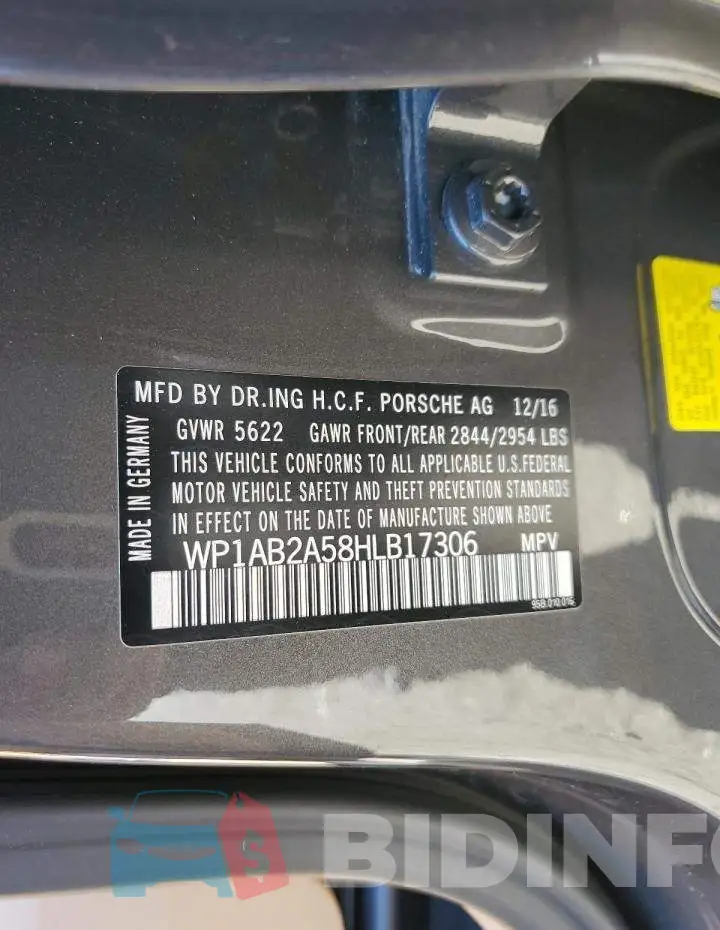 WP1AB2A58HLB17306 Photo# 13