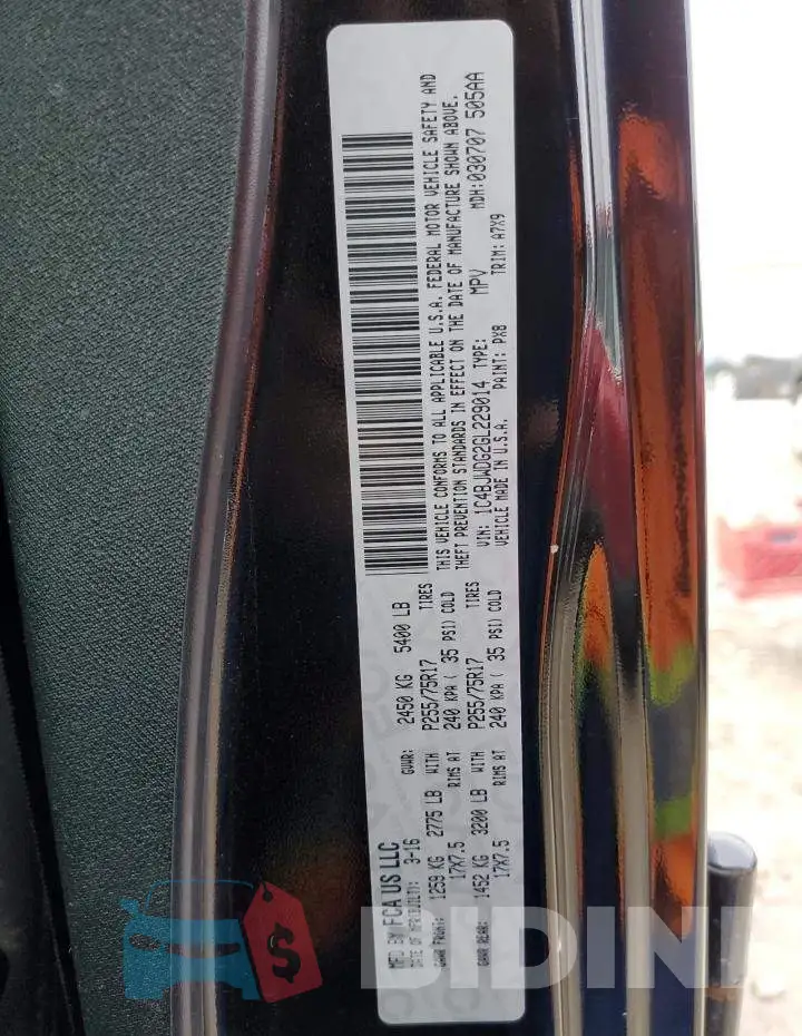 1C4BJWDG2GL229014 Photo# 12