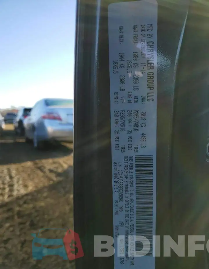 1C4NJCBA8FD208901 Photo# 13