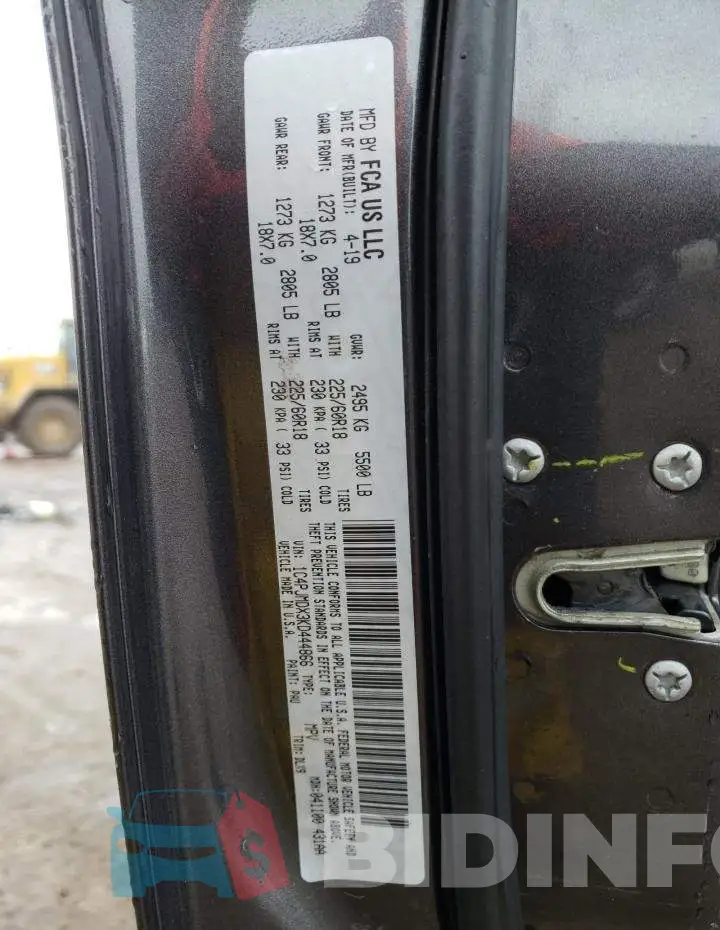 1C4PJMDX3KD444866 Photo# 13