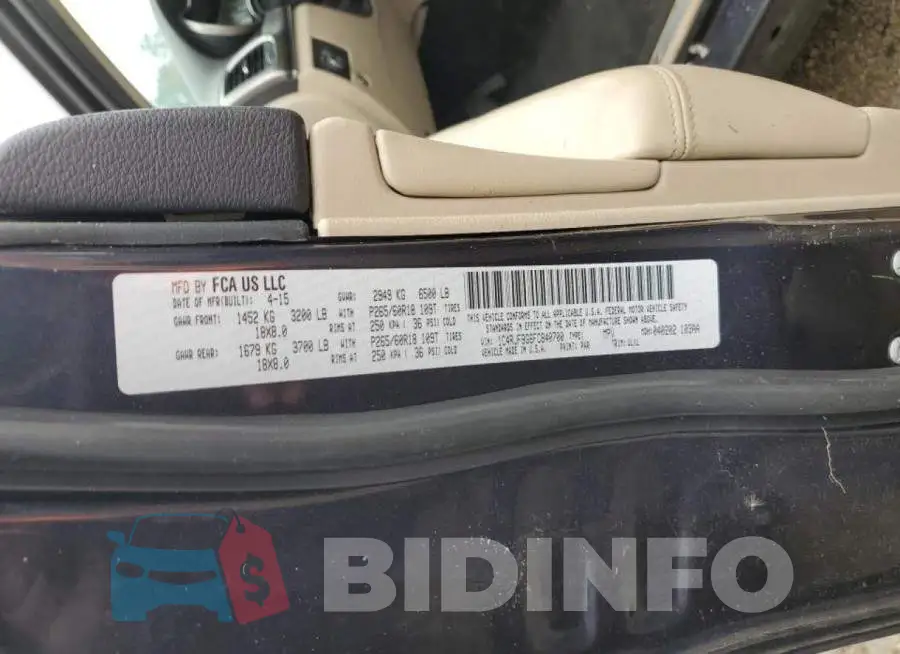 1C4RJFBG6FC840700 Photo# 14