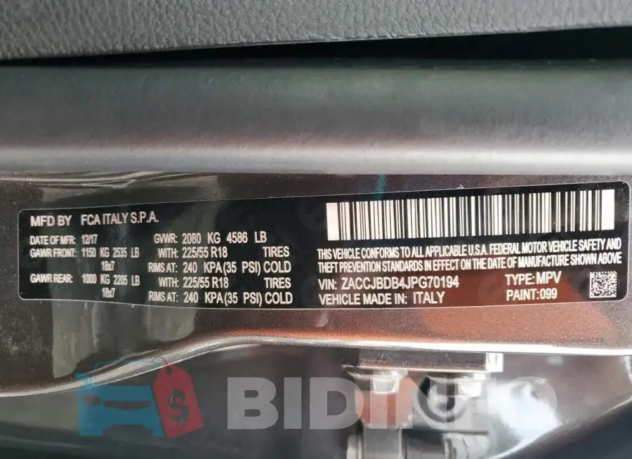 ZACCJBDB4JPG70194 Photo# 10