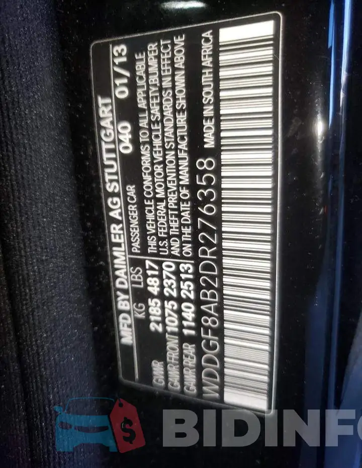 WDDGF8AB2DR276358 Photo# 10