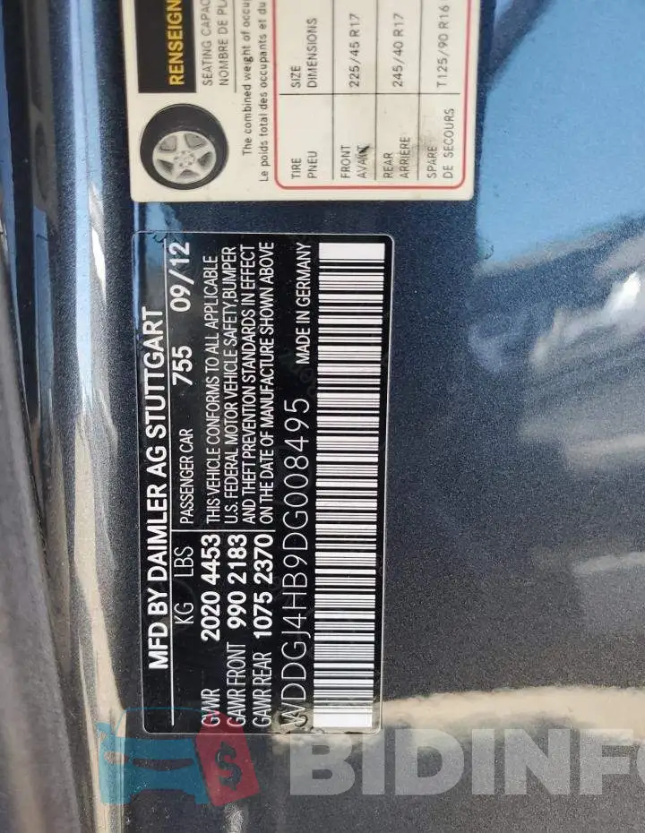 WDDGJ4HB9DG008495 Photo# 12