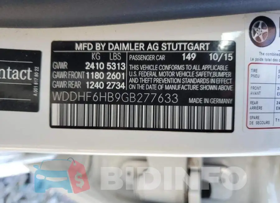 WDDHF6HB9GB277633 Photo# 10