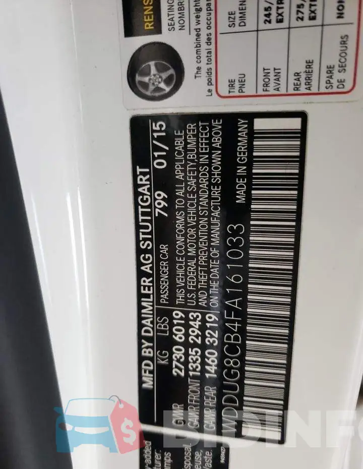 WDDUG8CB4FA161033 Photo# 13