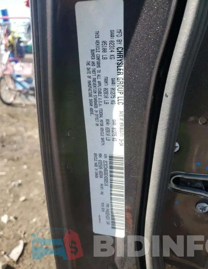 2C3CDXBG8EH268516 Photo# 13