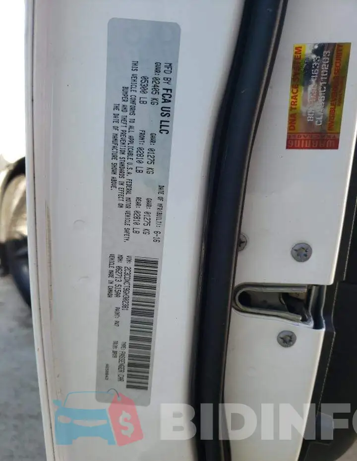 2C3CDXCT9GH302381 Photo# 10