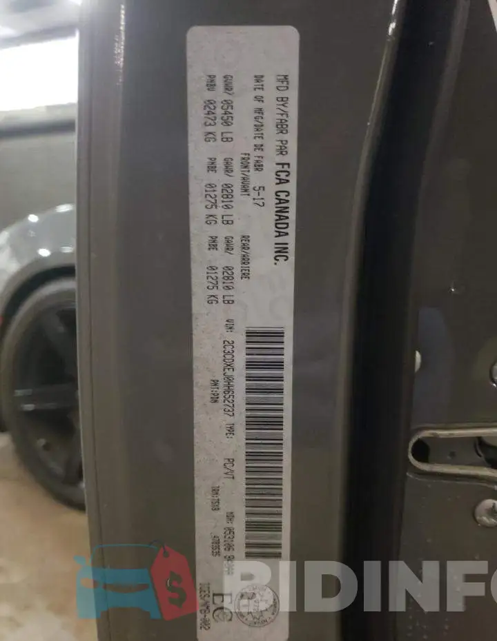 2C3CDXEJ0HH652737 Photo# 13