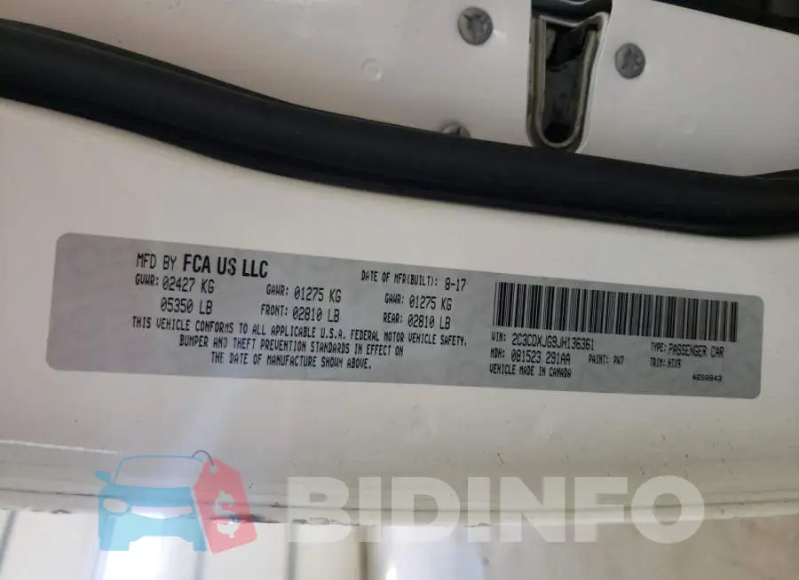 2C3CDXJG9JH136361 Photo# 10