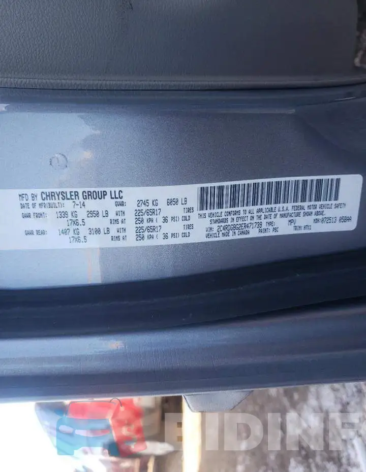 2C4RDGBG2ER471739 Photo# 13