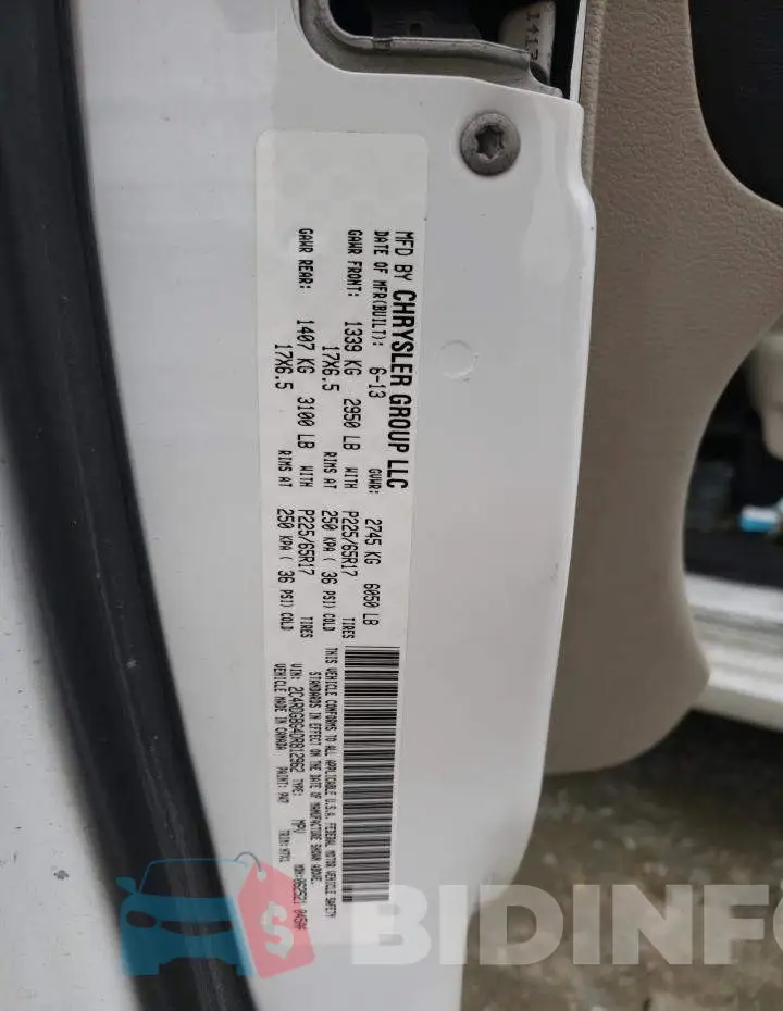 2C4RDGBG4DR812962 Photo# 13