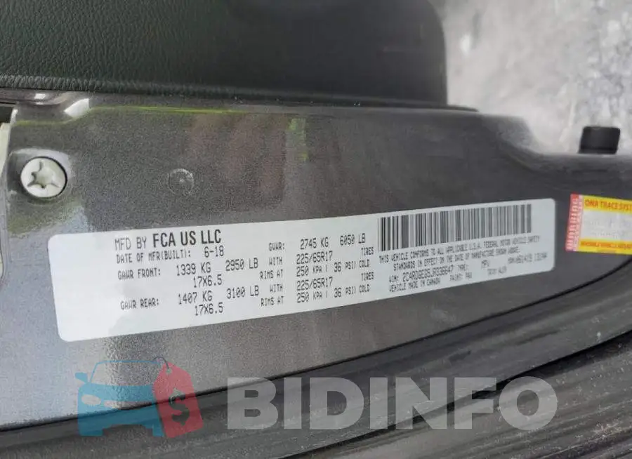 2C4RDGEG5JR336647 Photo# 13