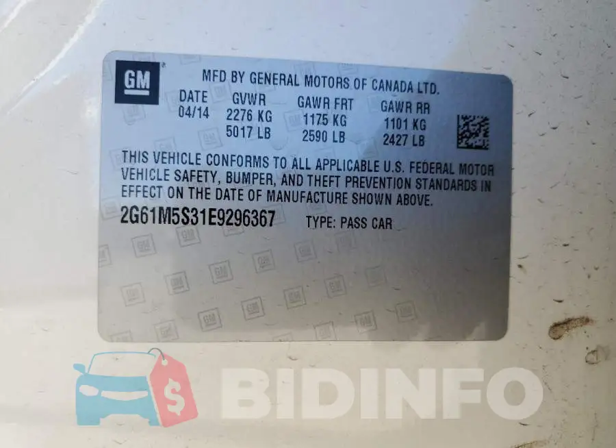 2G61M5S31E9296367 Photo# 13