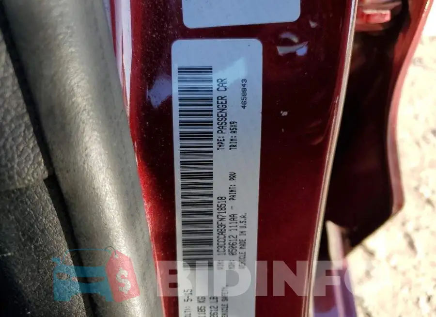 1C3CCCAB3FN718518 Photo# 12