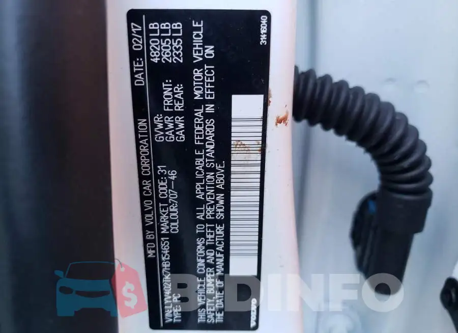 LYV402TK7HB154651 Photo# 9