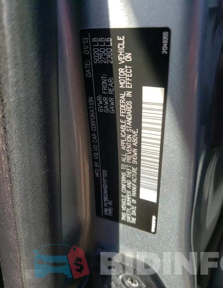 YV1902AH5D1171120 Photo# 12