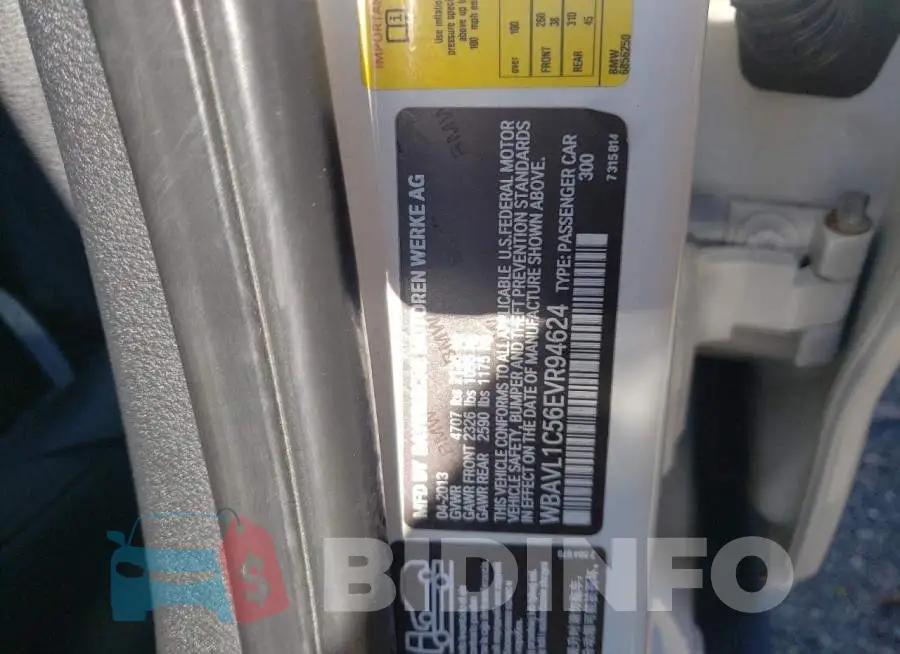 WBAVL1C56EVR94624 Photo# 12