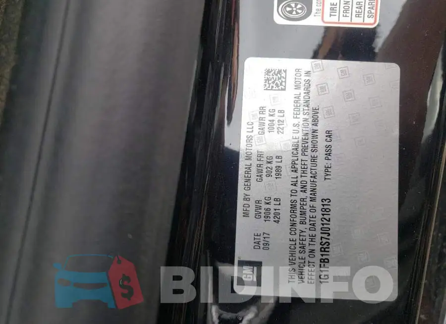 1G1FB1RS7J0121813 Photo# 10