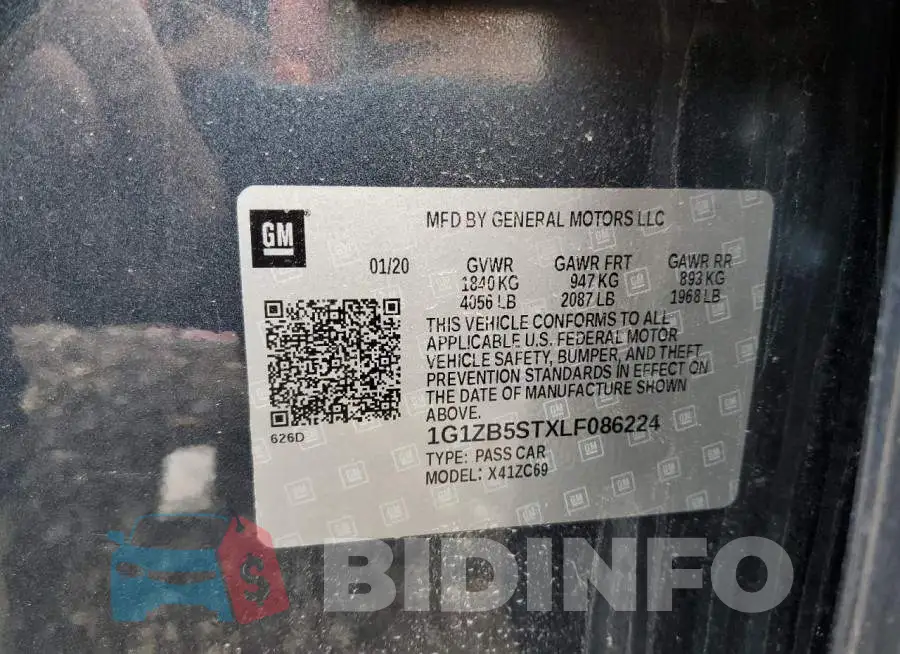 1G1ZB5STXLF086224 Photo# 13