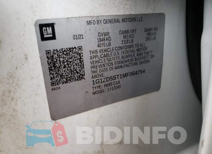 1G1ZD5ST1MF064754 Photo# 12