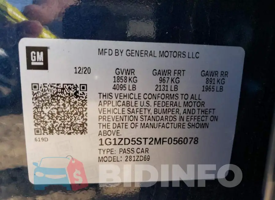 1G1ZD5ST2MF056078 Photo# 12