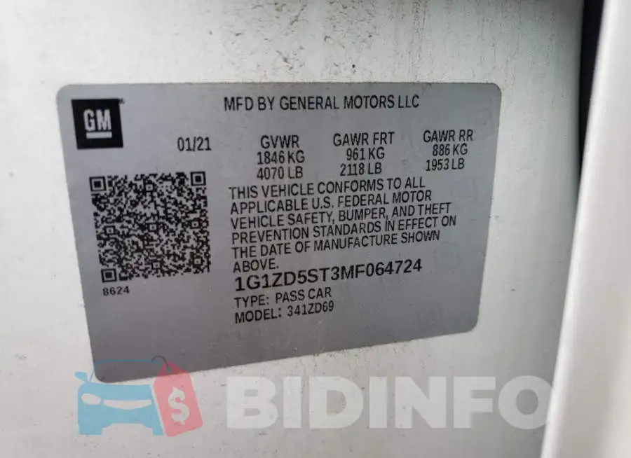 1G1ZD5ST3MF064724 Photo# 12
