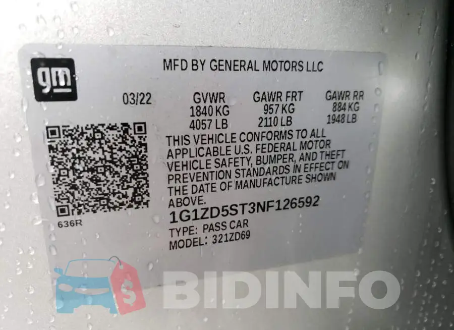 1G1ZD5ST3NF126592 Photo# 12