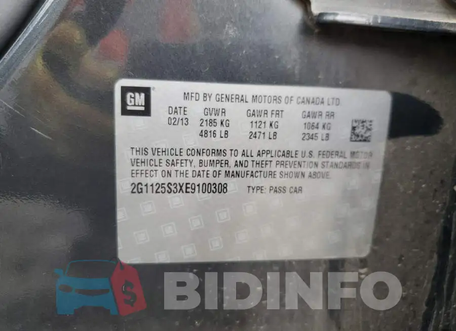2G1125S3XE9100308 Photo# 12
