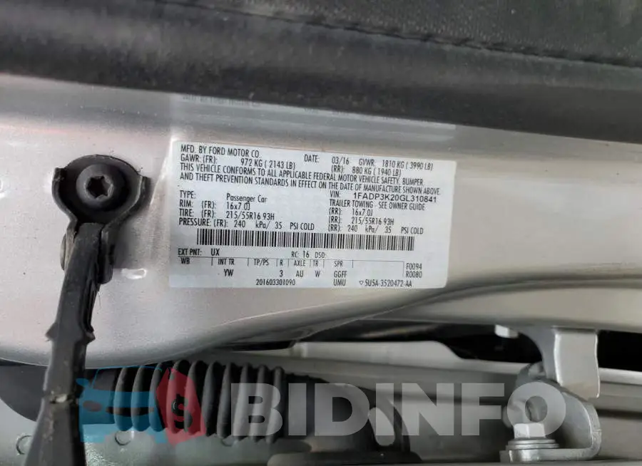 1FADP3K20GL310841 Photo# 12