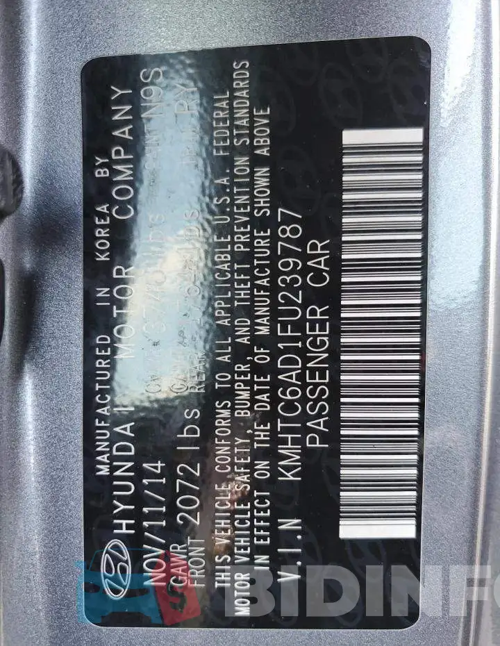 KMHTC6AD1FU239787 Photo# 12