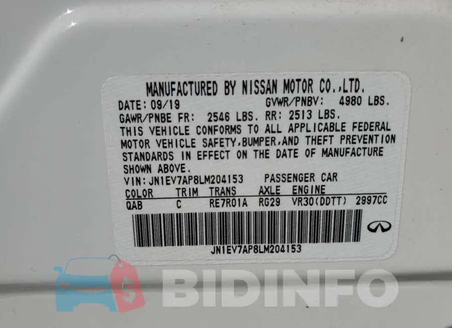JN1EV7AP8LM204153 Photo# 10