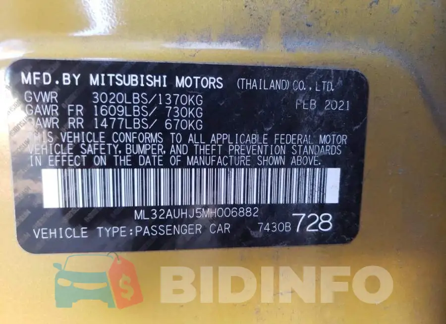 ML32AUHJ5MH006882 Photo# 12