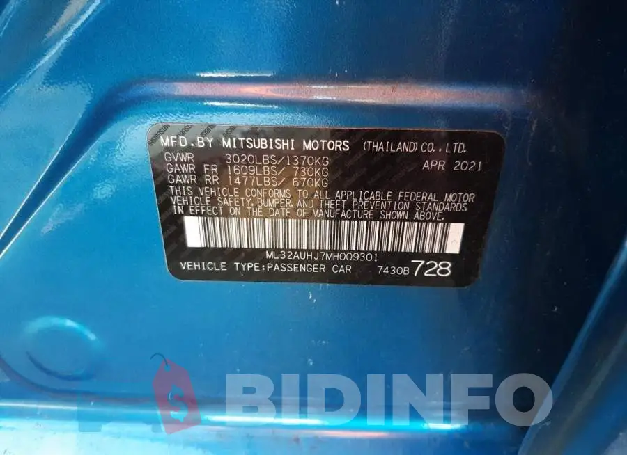 ML32AUHJ7MH009301 Photo# 13