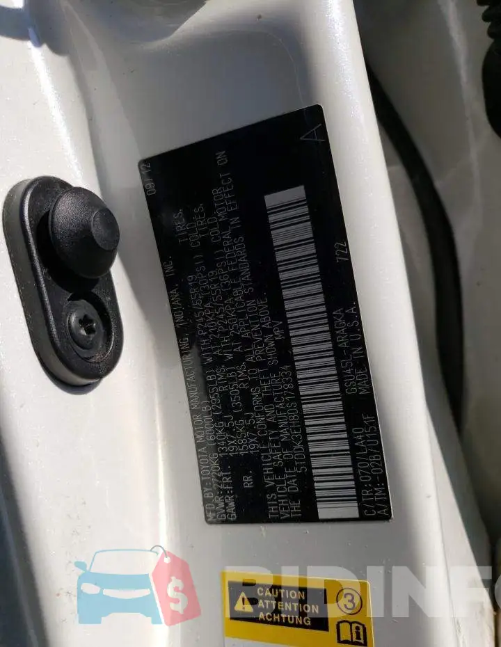 5TDDK3EH8DS178334 Photo# 13