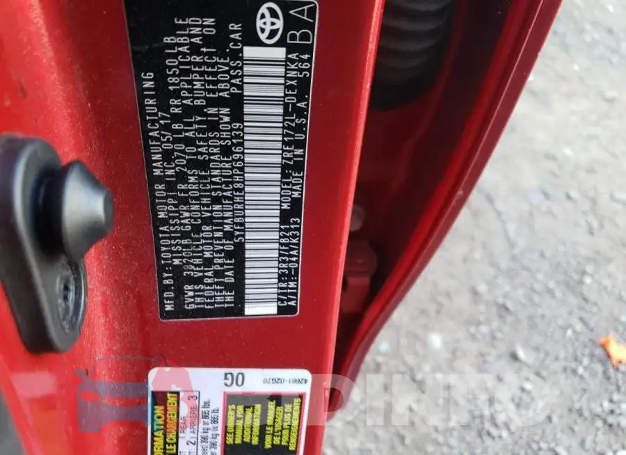 5YFBURHE8HP696139 Photo# 12