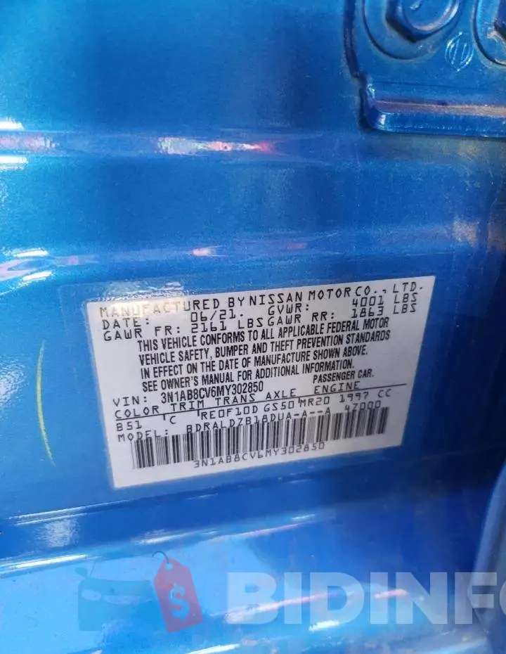 3N1AB8CV6MY302850 Photo# 10