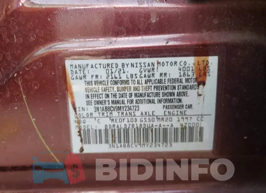3N1AB8CV9MY234723 Photo# 12