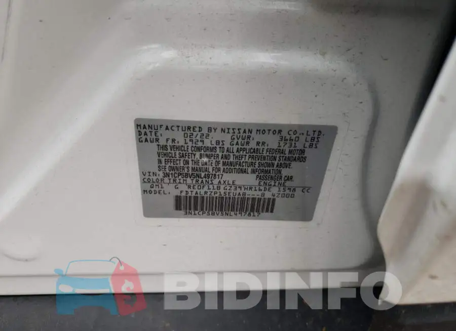 3N1CP5BV5NL497817 Photo# 10