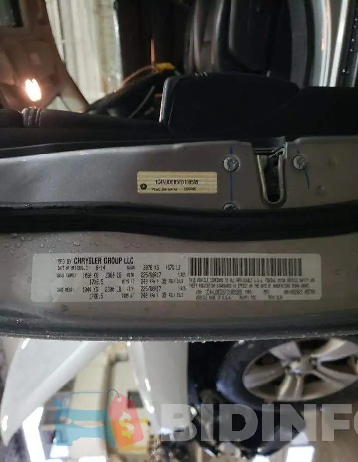 1C4NJDEB5FD109589 Photo# 12