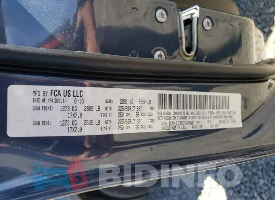 1C4PJLCB7KD479006 Photo# 10
